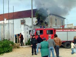 Lavradio – Barreiro Incêndio no Convento dos Lóios