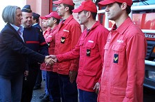 Governadora Civil visita Bombeiros do concelho do Barreiro “O Barreiro está bem servido com estas duas corporações”