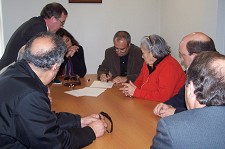 Protocolo entre Câmara do Barreiro e CATICA Cedência de território em direito de superfície para construção de Lar