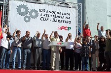 Jerónimo de Sousa nas comemorações dos 100 anos da Luta e Resistência na CUF Barreiro “baluarte de resistência ao fascismo e da luta pela liberdade”