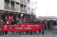 Manifestação dos Professores no Barreiro “Os professores querem ser avaliados, não querem é este modelo, que não tem aplicação possível”