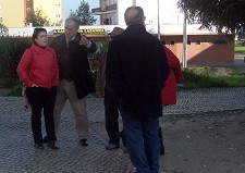 Câmara do Barreiro visita freguesia do Alto do Seixalinho Obra no Bairro Alfredo da Silva previsto lançamento de concurso em Abril
