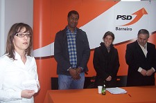 Tomada de posse da Comissão Política do PSD Barreiro “A minha liderança é uma liderança partilhada, eu sou só a cara da equipa”