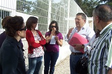 Câmara do Barreiro em visita na freguesia do Lavradio Zona do antigo Mercado será requalificada e terá parque de estacionamento subterrâneo