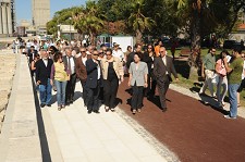 Passeio Ribeirinho Augusto Cabrita no Barreiro Secretária de Estado dos Transportes propõe transferência da gestão da zona ribeirinha para o município . Metro Sul do Tejo vai chegar ao Hospital do Barreiro