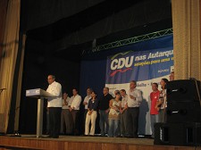 Carlos Humberto, candidato CDU à presidência da Câmara Municipal do Barreiro Só há ponte Barreiro – Chelas ferro-rodoviária porque a CDU venceu as últimas eleições autárquicas