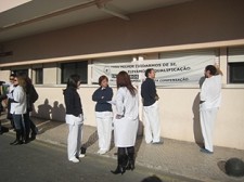 Concentração de Enfermeiros - BARREIRO Estamos em luta pela nossa dignidade, pelo respeito, contra a humilhação!