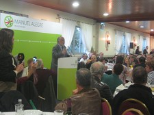 Manuel Alegre na região de Setúbal Presidenciais luta decisiva onde «não há lugar para a abstenção»