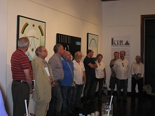 No Arquivo Histórico Municipal de Vila Real de Santo António Kira presta homenagem a Manuel Cabanas e ao Barreiro