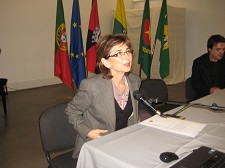 Pilar del Rio em Conferência no Barreiro Na Europa está instalada uma economia sem moral