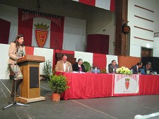 Regina Janeiro, Vereadora da Câmara Municipal do Barreiro Sublinhou o papel do FCB na formação de jovens atletas