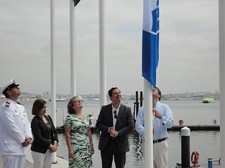 Setúbal / Grândola Marina de Tróia foi a 1ª a hastear a Bandeira Azul 2012