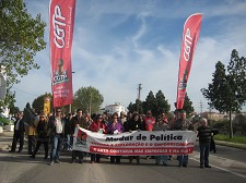 Em Dia de Greve Geral - Setúbal Manifestação contra a exploração une Moita ao Barreiro