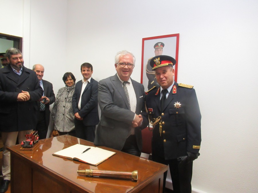 Cerimónia Protocolar dos Bombeiros Voluntários do Sul e Sueste Assinatura de Protocolo com Câmara Municipal do Barreiro no âmbito da Protecção Civil