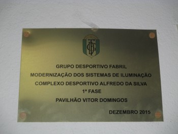 Grupo Desportivo Fabril – Barreiro Nova iluminação no Pavilhão melhora eficiência energética