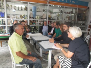 Na visita à Moita dos deputados socialistas de Setúbal Defendida criação de Grupo de Trabalho que promova «estudo sério» sobre potencialidades do Rio Tejo