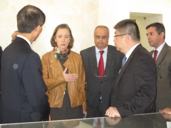 Comitiva do Banco da China ICBC no Barreiro Conhece local do futuro Porto do Barreiro que terá o maior cais de Portugal