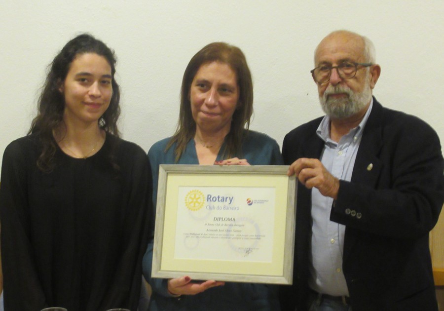 Rotary Club do Barreiro Armando Gomes distinguido como Profissional do Ano 2024