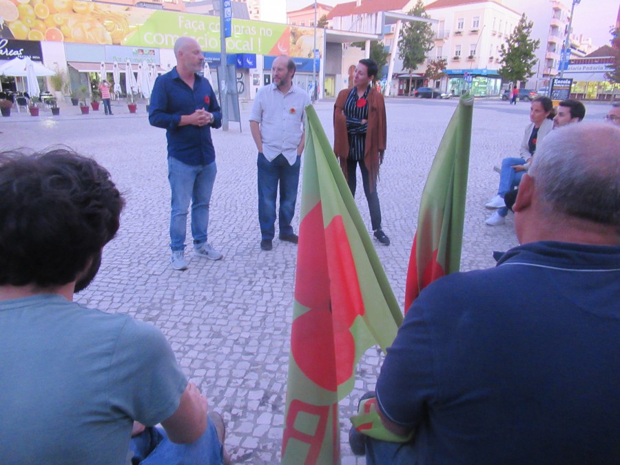 Barreiro - Partido Livre encerra campanha de Setúbal Aeroporto na base aérea do Montijo – «evidentemente contra»