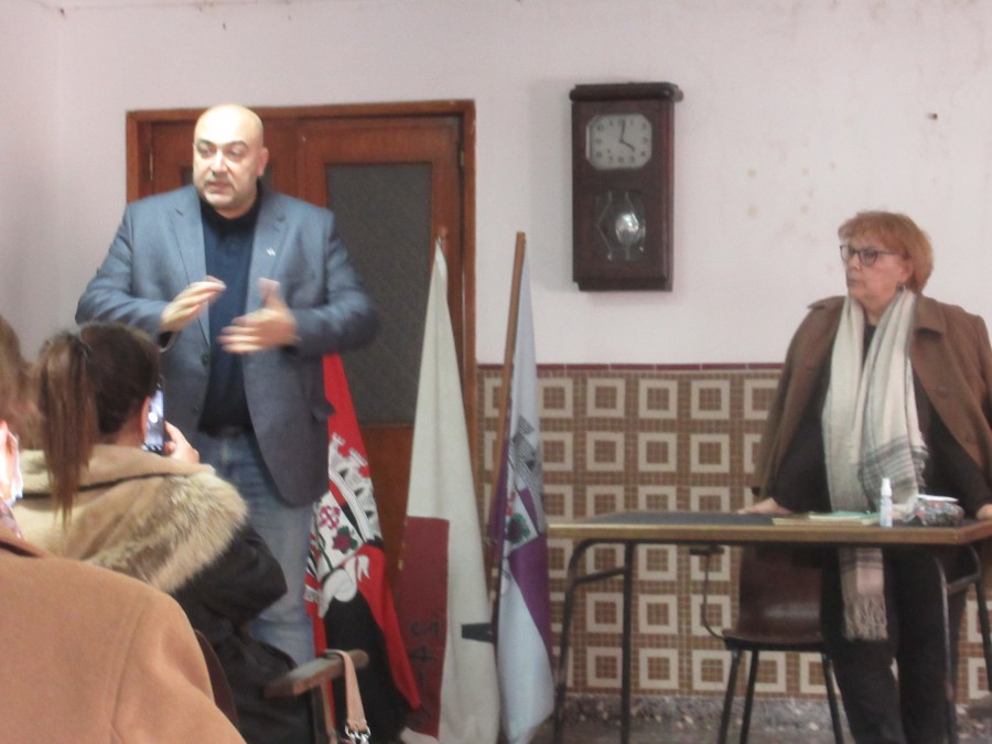 Vereador Rui Pereira, da Câmara Municipal do Barreiro na Tomada de Posse da SFAL Os dirigentes associativos foram uns heróis nos tempos de pandemia
