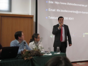 Barreiro - Na abertura do Seminário Técnico do Projeto Biodiscoveries «Mata da Machada tem um significado muito especial para a cidade» afirmou Luís Bravo