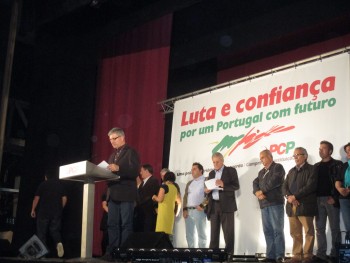 Edgar Silva, candidato à presidência da República no Barreiro Presidente da República é «o garante da independência nacional» o actual «não o tem sido»