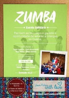 No pavilhão desportivo da Escola Mendonça Furtado - Barreiro Evento de Zumba apoia 60 crianças de Kibera
