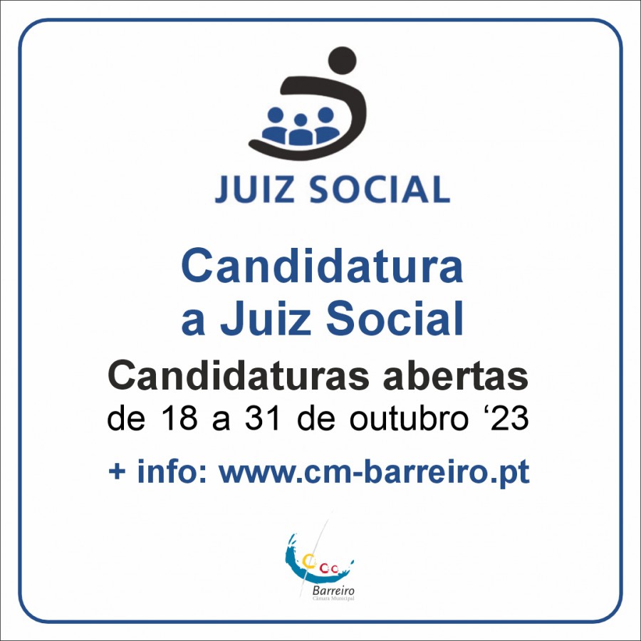 BARREIRO Candidaturas abertas para Juiz Social