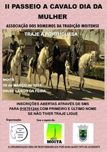 Na Moita Passeio a Cavalo no Dia da Mulher
