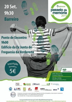 «Passeio da Memória 2015» no Barreiro Dia 20 de Setembro ponto de encontro na Avenida da Liberdade