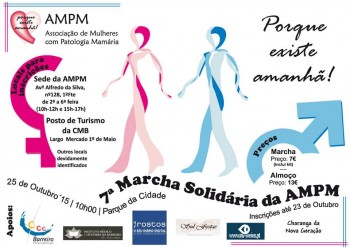Barreiro - Mês da Luta Contra o Cancro da Mama Culmina hoje dia 25 de Outubro com Marcha Solidária
