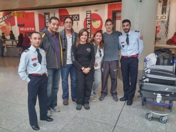 Bombeiros de Águas de Moura - Palmela Acolheram equipa Sul-americana de Resgate Veicular