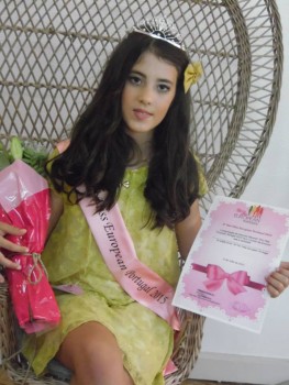 Ana Catarina Gonçalves Martins, 12 anos, do Montijo Eleita representante das MINI MISS PORTUGAL 2015