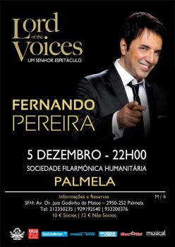 Na Sociedade Filarmónica Humanitária - Palmela Espectáculo com Fernando Pereira