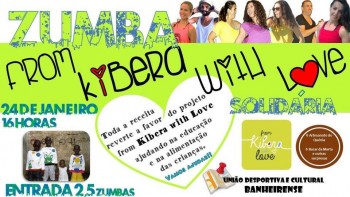 Moita - Zumba Solidária ajuda From Kibera With Love Evento no União Banheirense apoia projecto de Marta Baeta do Barreiro