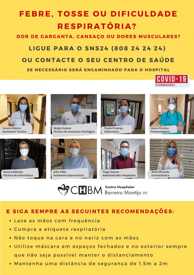 Centro Hospitalar Barreiro Montijo SENSIBILIZA UTENTES PARA O USO CRITERIOSO DAS URGÊNCIAS