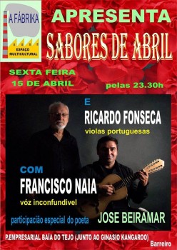 Na Fábrika - Espaço Multicultural - Barreiro «Sabores de Abril»