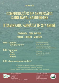 Barreiro - Comemorações do 91º aniversário do Clube Naval Barreirense II Caminhada Farmácia Santo André