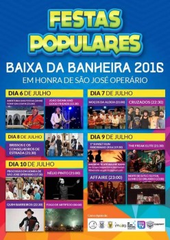 Moita - Vila da Baixa da Banheira vai estar em festa Quim Barreiros nas Festas em Honra de São José Operário . Tony da Costa na abertura
