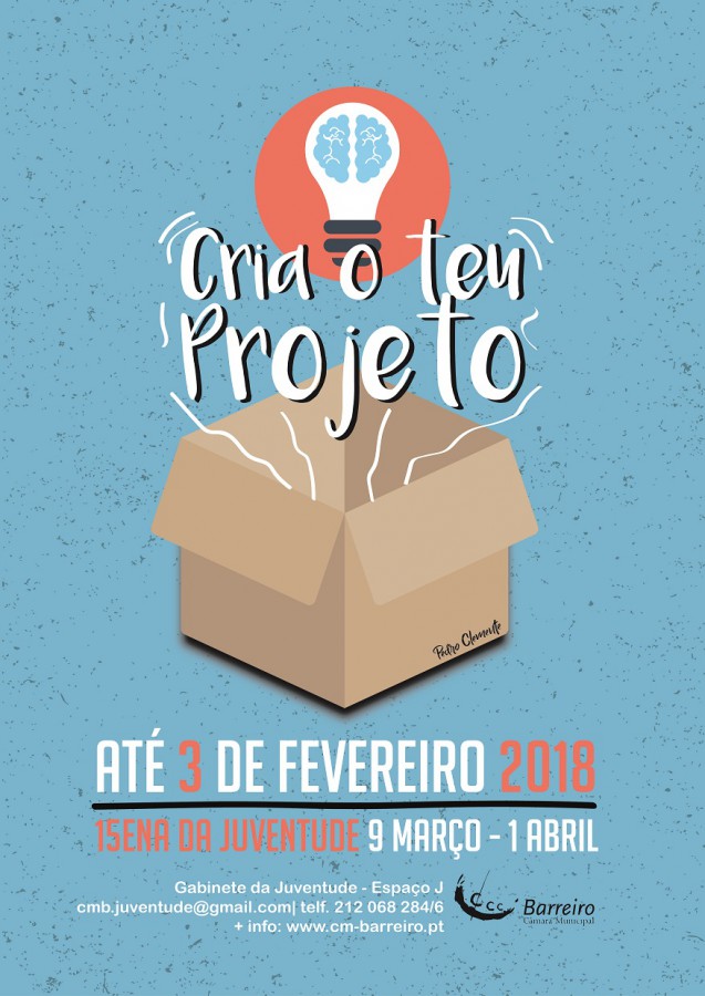 Barreiro - 15ena da Juventude 2018 CMB lança «Cria o teu Projeto»