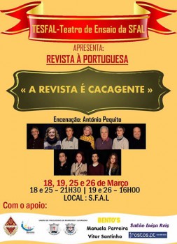 Teatro de Ensaio da SFAL - Barreiro Regresso de «A revista é cacagente»