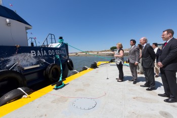 Rebocador «Baía do Seixal» construído pela Navaltagus potencia valor económico dos rios Tejo e Douro GRUPO ETE Investe € 5 Milhões no Reforço da Operação Fluvial