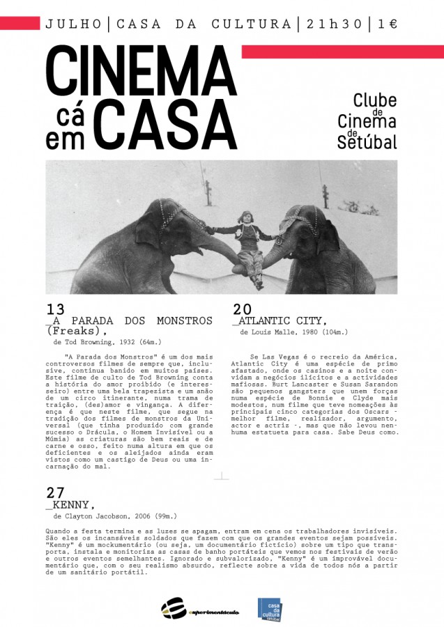CLUBE DE CINEMA DE SETÚBAL JULHO EM FESTA