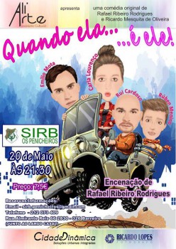 Barreiro - Na SIRB «OS Penicheiros» Aliarte apresenta a comédia «Quando ela...é ele»