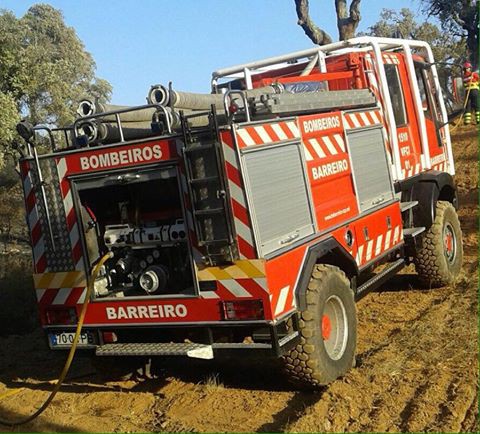 Bombeiro Voluntários do Barreiro -CSP Estão em Pedrogão Grande com dois veículos