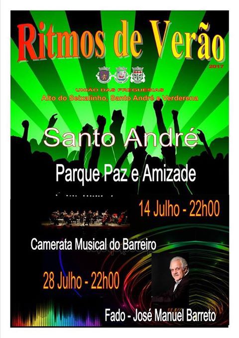 Barreiro – Ritmos de Verão José Manuel Barreto no Parque Paz e Amizade