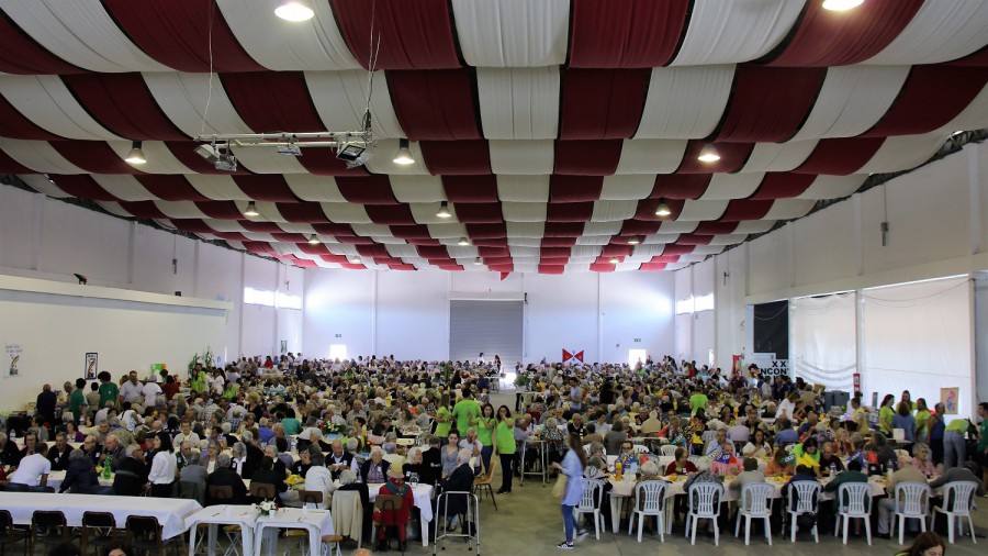 Encontro distrital em Alcácer do Sal Juntou cerca de 1.100 idosos no Pavilhão Gracieta Baião