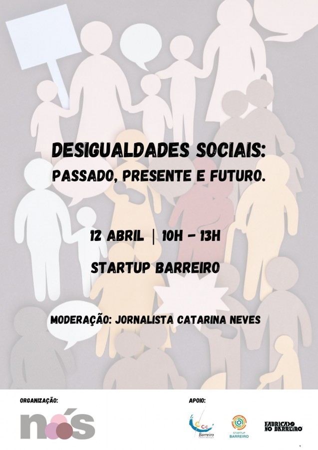 NÓS leva «Desigualdades Sociais» a debate na StartUp Barreiro Entre os convidados o Bispo de Setúbal e Paulo Pedroso. . Painel moderado pela jornalista Catarina Neves