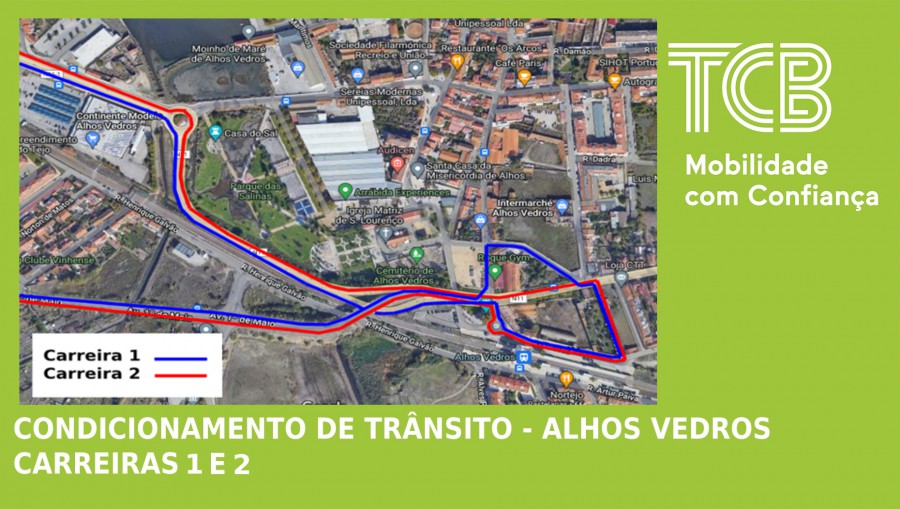 Prova de Atletismo em Alhos Vedros Circulação dos autocarros dos Transportes Colectivos do Barreiro condicionada . Carreiras 1 e 2