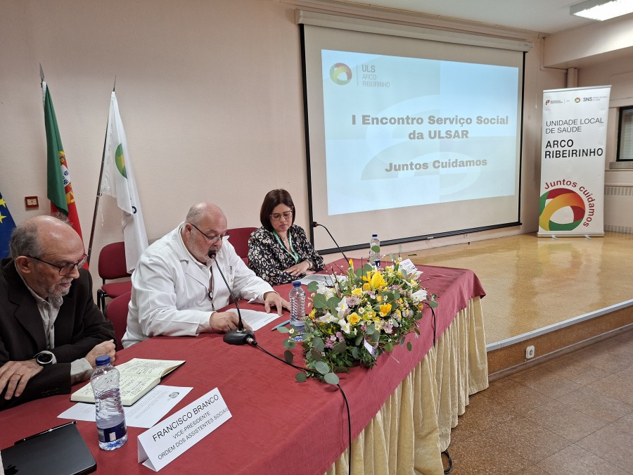 BARREIRO - Unidade Local de Saúde do Arco Ribeirinho 1º ENCONTRO DO SERVIÇO SOCIAL COM GRANDE ADESÃO